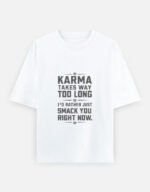 Karma - Unisex Oversized Classic T-Shirt - Image 2